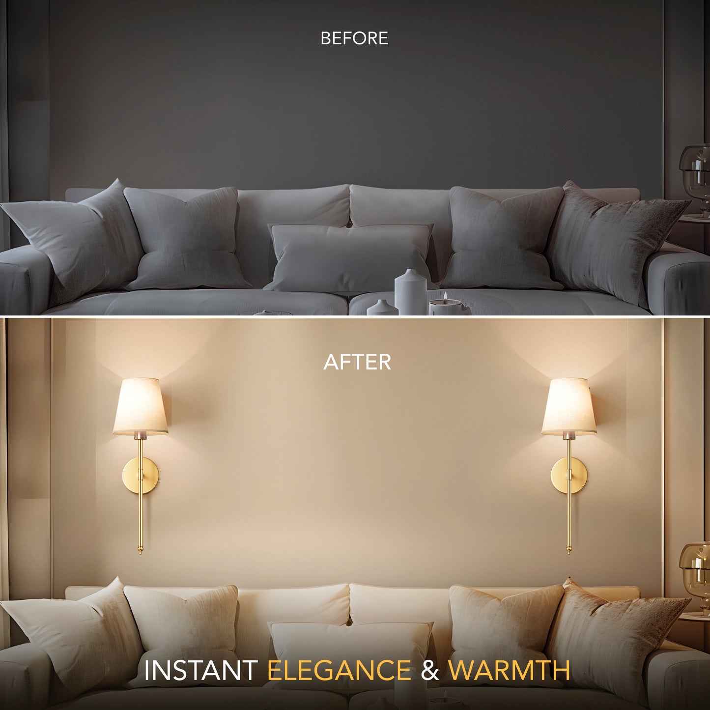 Wireless Wall Sconces – Modern LED Battery Lights