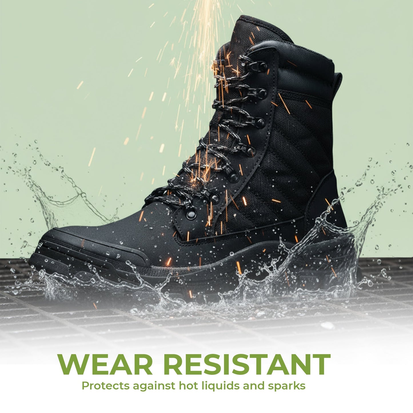 Zip Side Safety Work Boots – Durable, Easy Access Protection