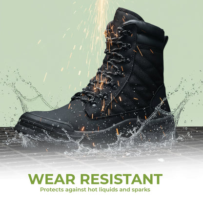 Zip Side Safety Work Boots – Durable, Easy Access Protection
