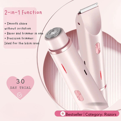 Women’s Electric Body Trimmer – Rechargeable Wet & Dry Shaver – image 12