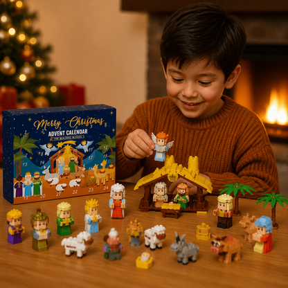 Building Block Advent Calendar – Build Your Own Nativity Scene