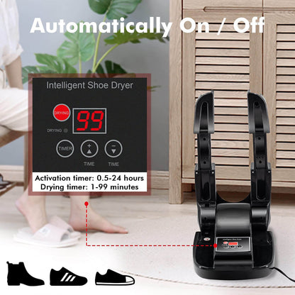 Fast Drying Portable Electric Shoe Dryer - Odor-Free Shoes