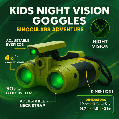 Kids Night Vision Goggles – Adventure Binocular Toy