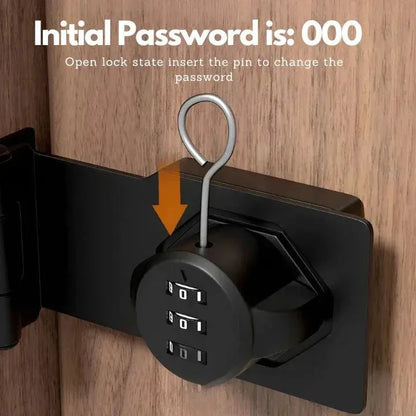 Keyless Combination Door Lock Zinc Alloy 1000 Codes