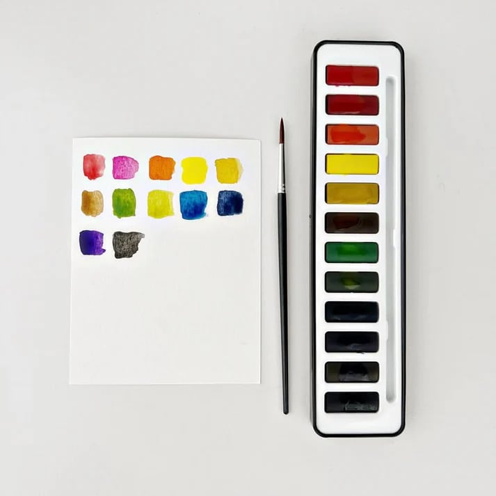 Beginner Watercolour Workbook – Step-by-Step Painting Activity Book – image 2