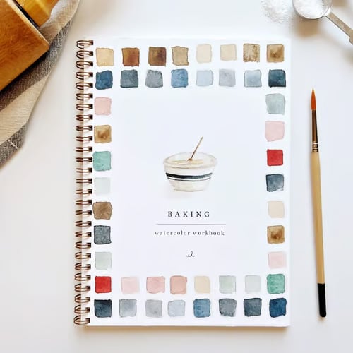 Beginner Watercolour Workbook – Step-by-Step Painting Activity Book – image 5