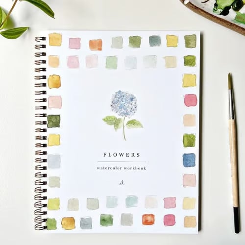 Beginner Watercolour Workbook – Step-by-Step Painting Activity Book – image 6