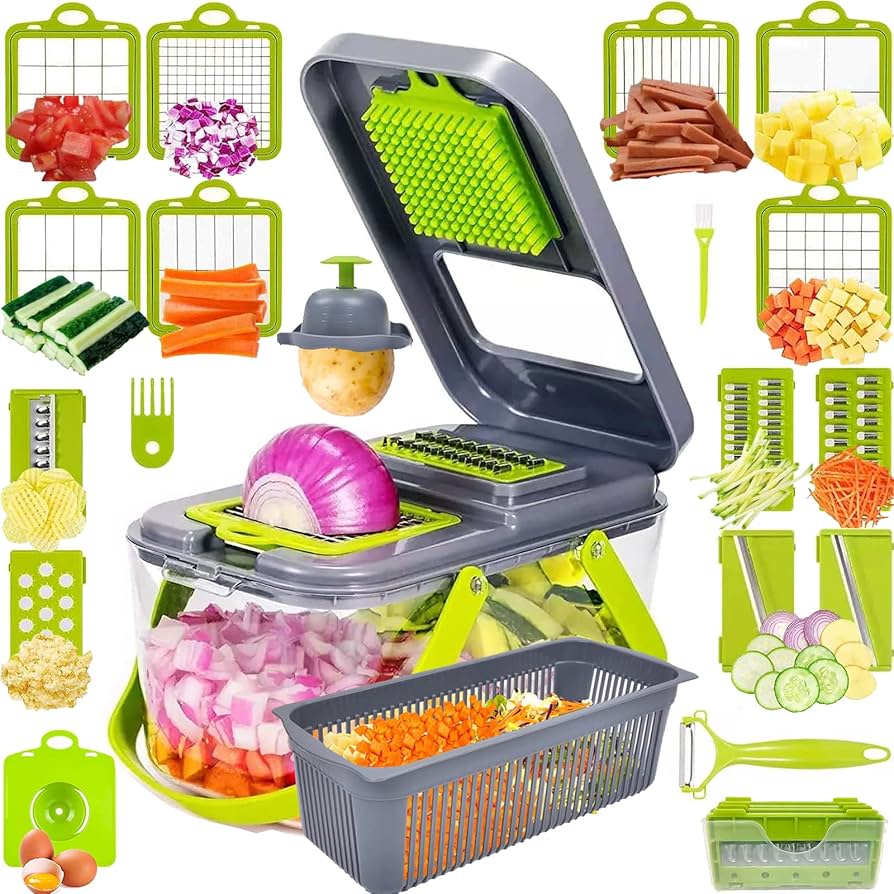 18-in-1 Vegetable Slicer & Kitchen Chopper