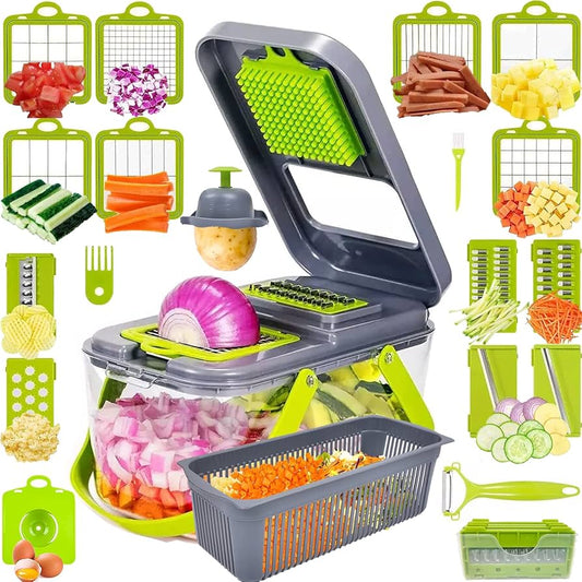 18-in-1 Vegetable Slicer & Kitchen Chopper