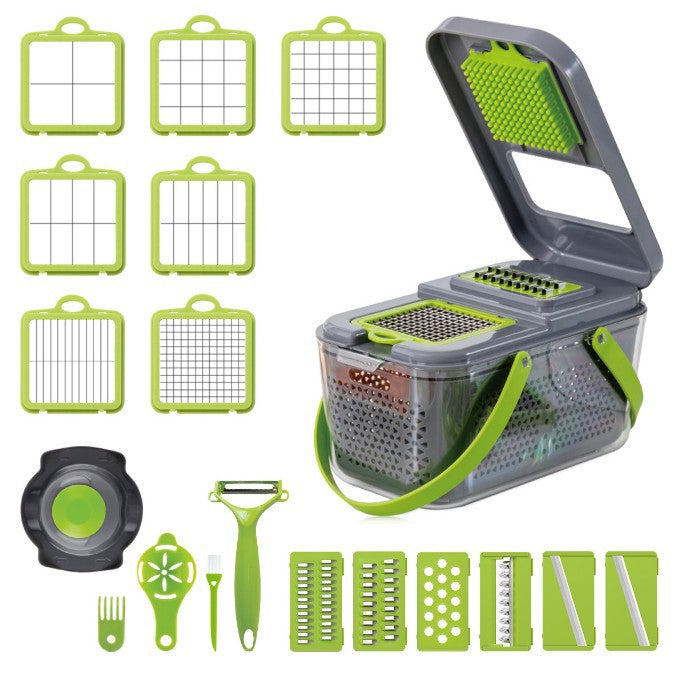 18-in-1 Vegetable Slicer & Kitchen Chopper