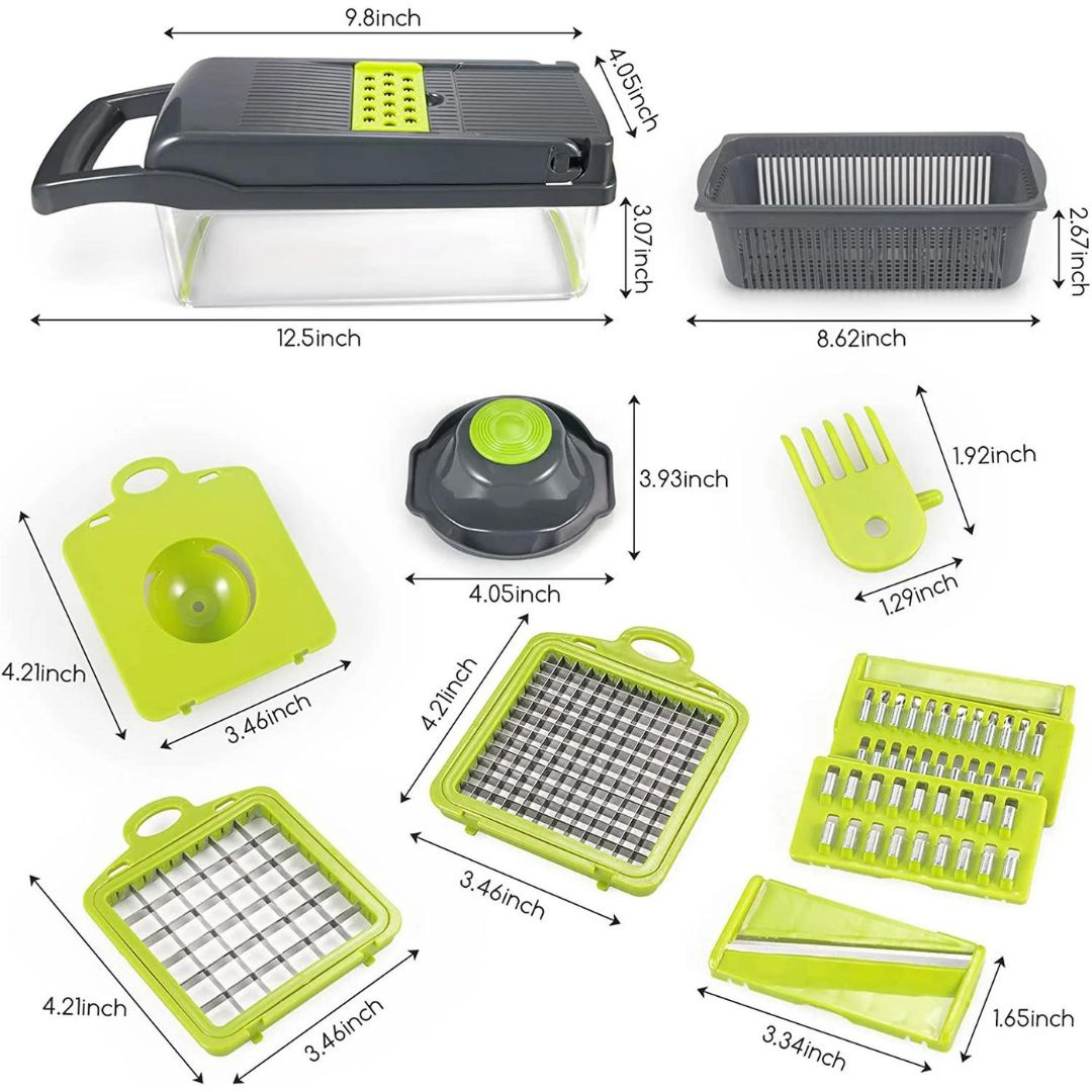 18-in-1 Vegetable Slicer & Kitchen Chopper