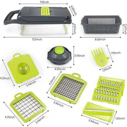 18-in-1 Vegetable Slicer & Kitchen Chopper