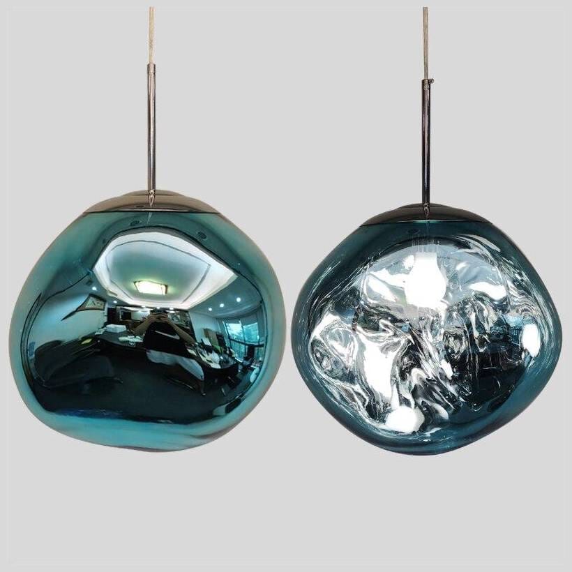 Modern Hand-Blown Glass LED Pendant Light – image 16