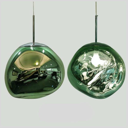 Modern Hand-Blown Glass LED Pendant Light – image 19