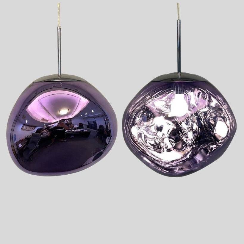 Modern Hand-Blown Glass LED Pendant Light – image 21