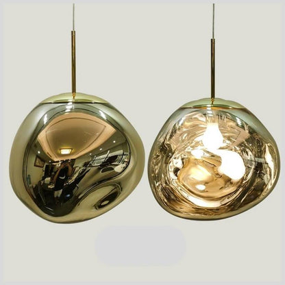Modern Hand-Blown Glass LED Pendant Light – image 22