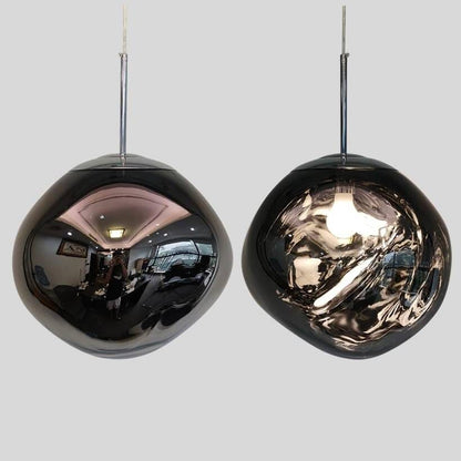 Modern Hand-Blown Glass LED Pendant Light – image 27