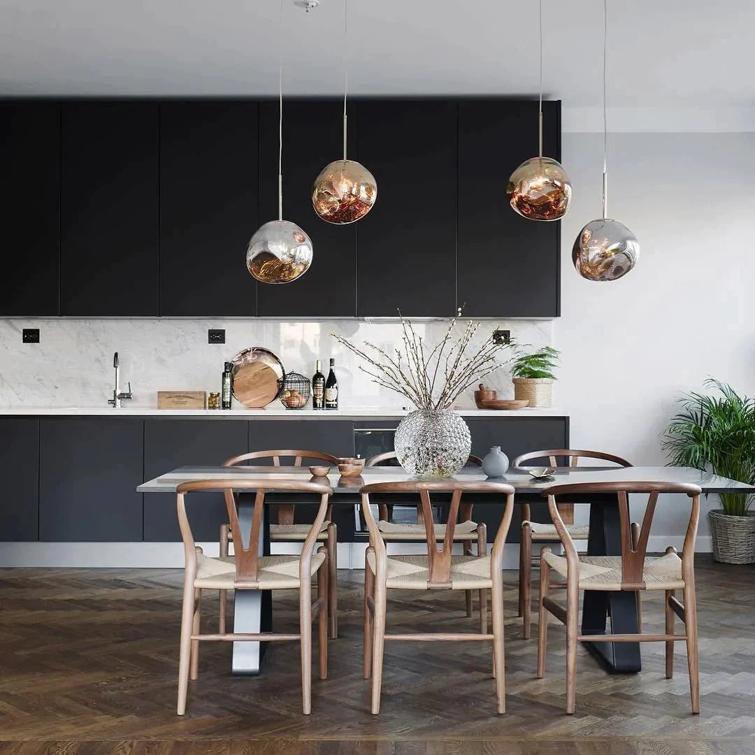 Modern Hand-Blown Glass LED Pendant Light – image 31