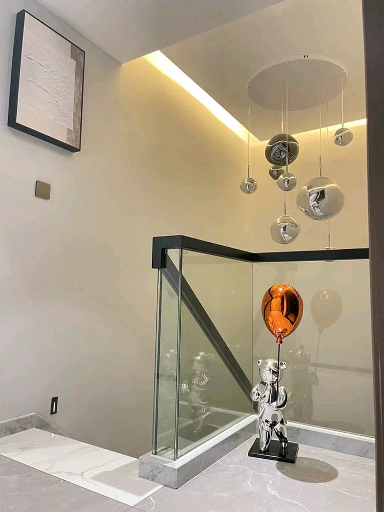 Modern Hand-Blown Glass LED Pendant Light – image 39