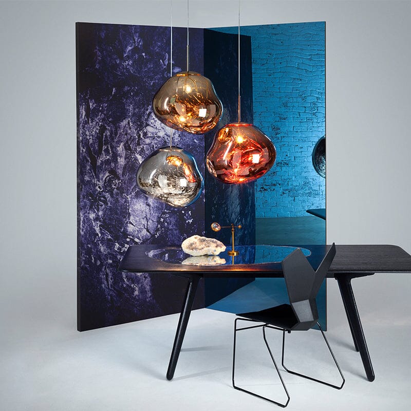 Modern Hand-Blown Glass LED Pendant Light – image 7