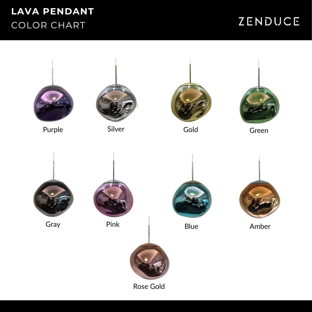 Modern Hand-Blown Glass LED Pendant Light – image 8