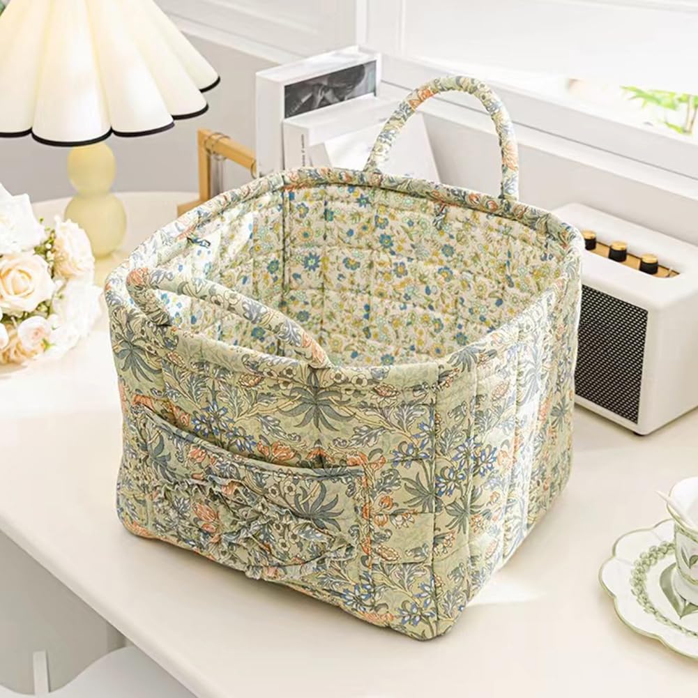Boho Fabric Storage Basket