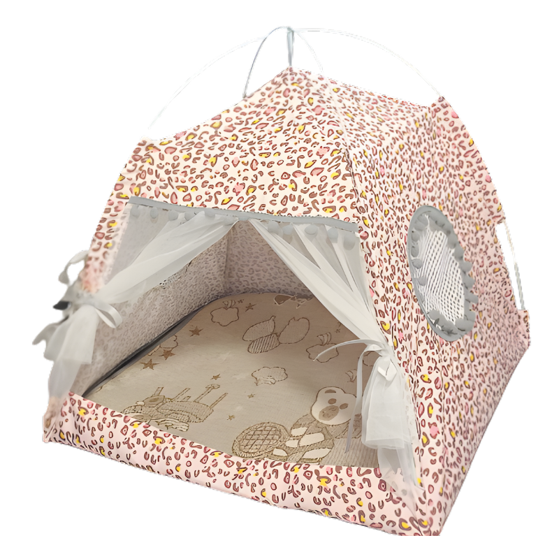 Foldable Cat Tent Bed - Cozy Pet Hideaway