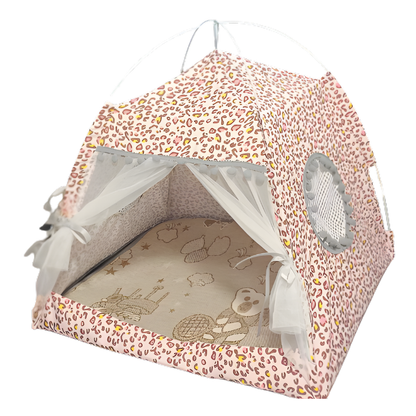 Foldable Cat Tent Bed - Cozy Pet Hideaway