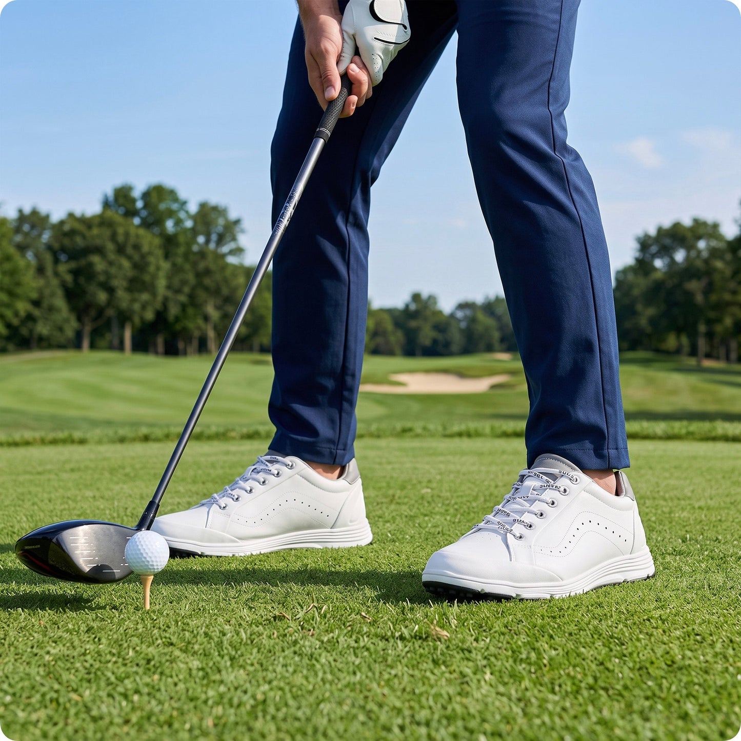 Men's Water-Resistant Golf Shoes – Lightweight Grip Trainers