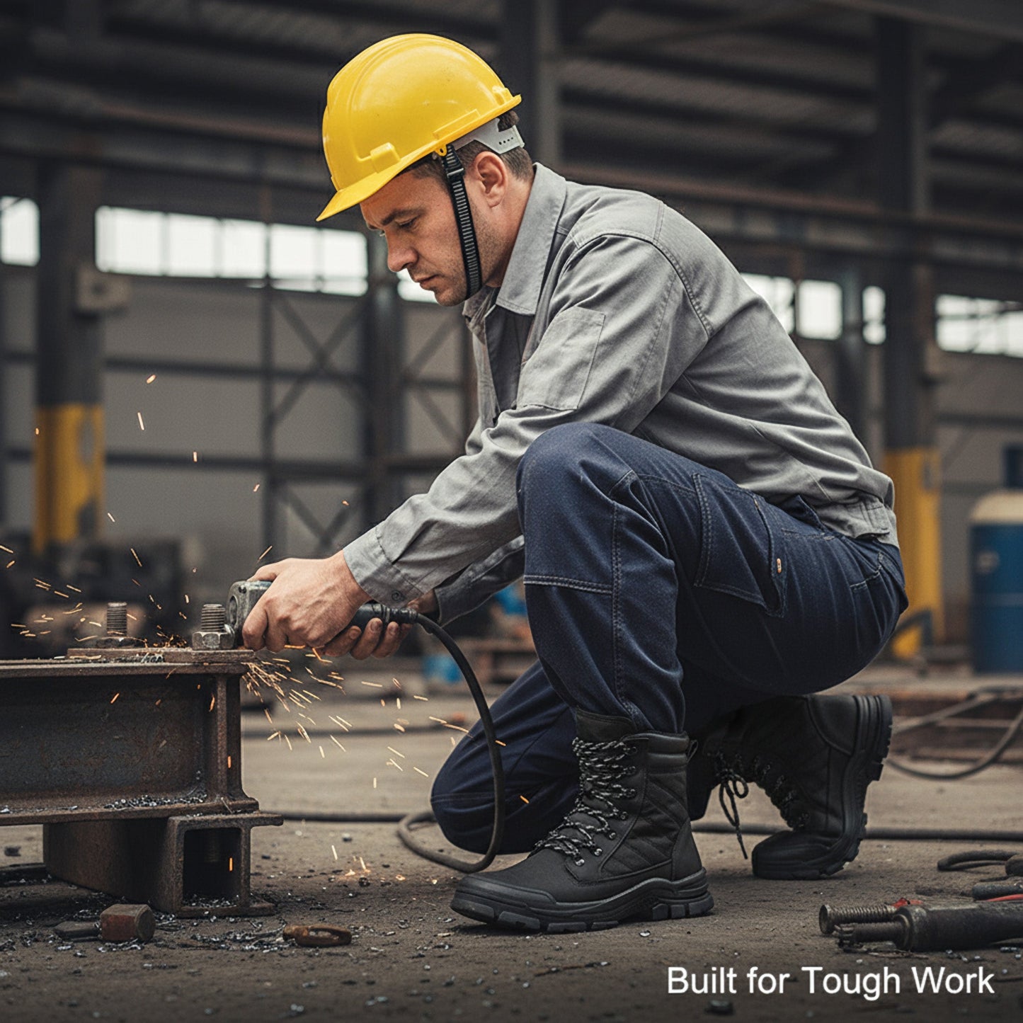 Zip Side Safety Work Boots – Durable, Easy Access Protection