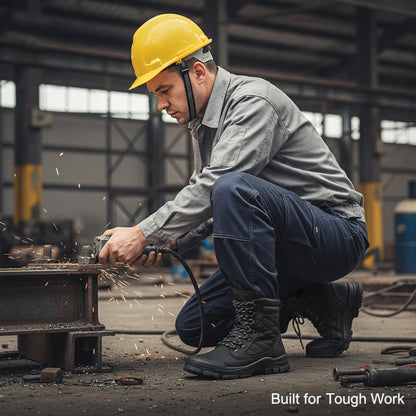 Zip Side Safety Work Boots – Durable, Easy Access Protection
