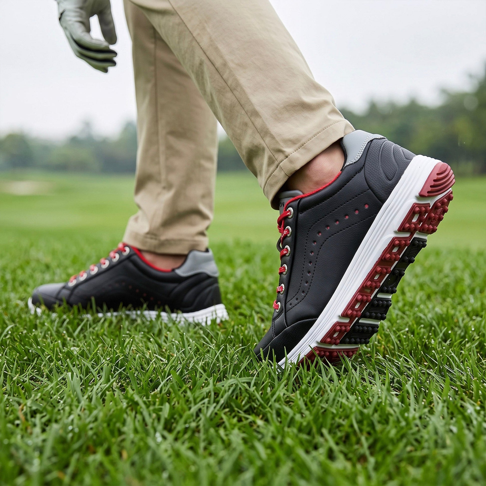 Men's Water-Resistant Golf Shoes – Lightweight Grip Trainers