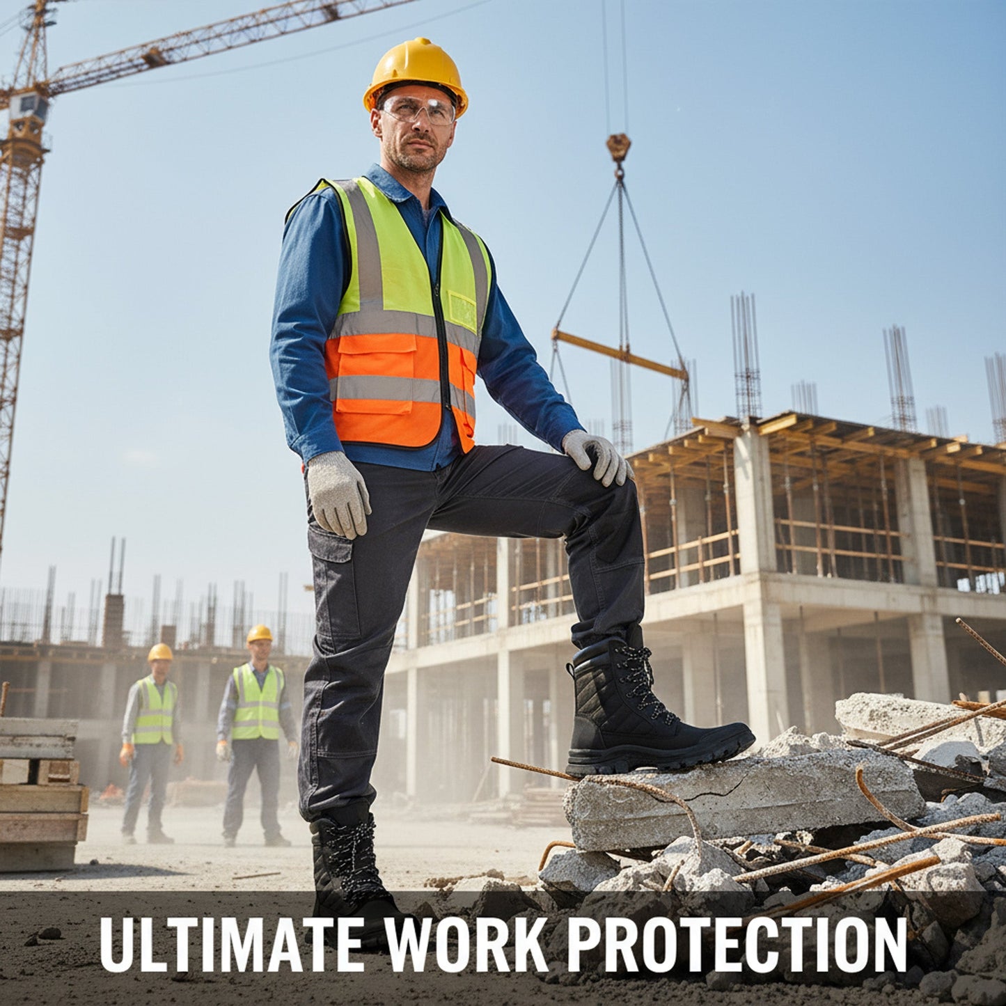 Zip Side Safety Work Boots – Durable, Easy Access Protection