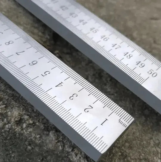 Hardened Steel Ruler Emergency Survival Tool
