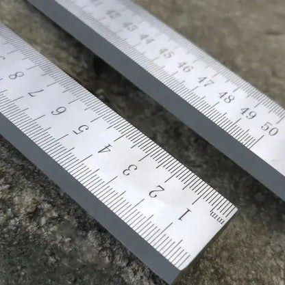 Hardened Steel Ruler Emergency Survival Tool