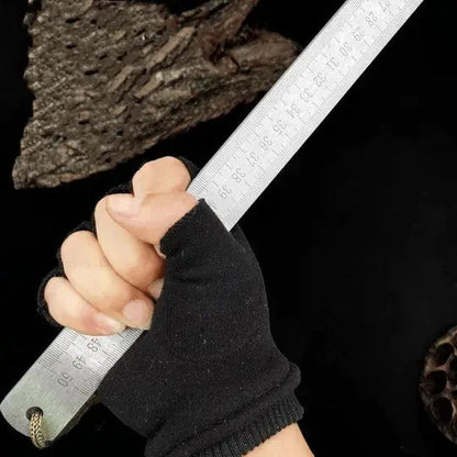 Hardened Steel Ruler Emergency Survival Tool