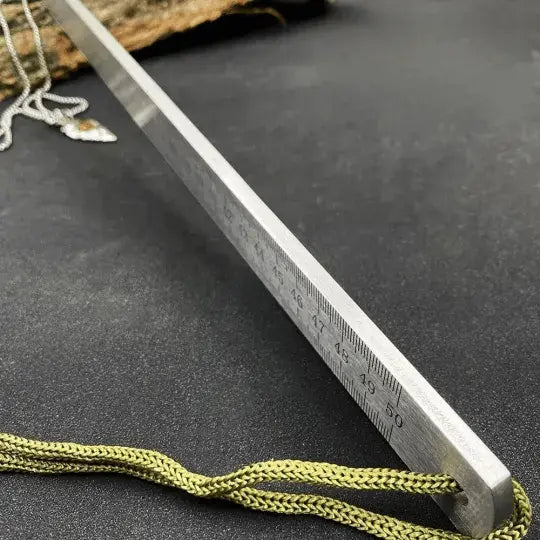 Hardened Steel Ruler Emergency Survival Tool