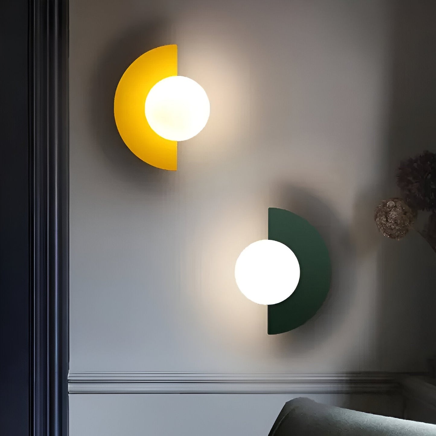 Plug-In Wall Light Modern LED Sconce