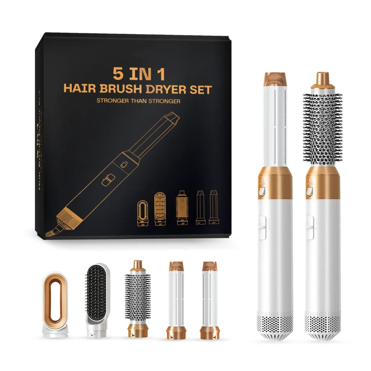 5-in-1 Hot Air Hair Styler with Auto Curler & Dryer