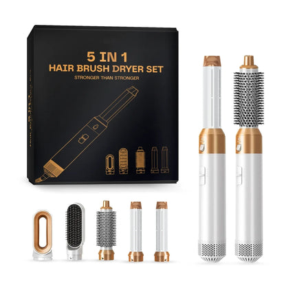 5-in-1 Hot Air Hair Styler with Auto Curler & Dryer