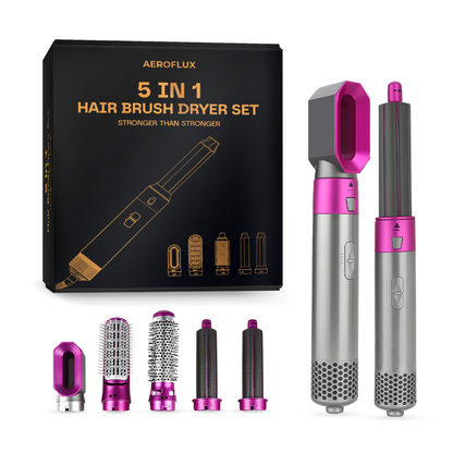5-in-1 Hair Styler Pro V2 – Auto Curling, Blow Dry & Straighten ,1000W