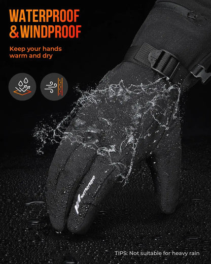 Heated Gloves Waterproof Rechargeable Winter