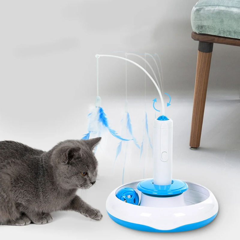 Cat Teaser Wand - Feather Interactive Toy