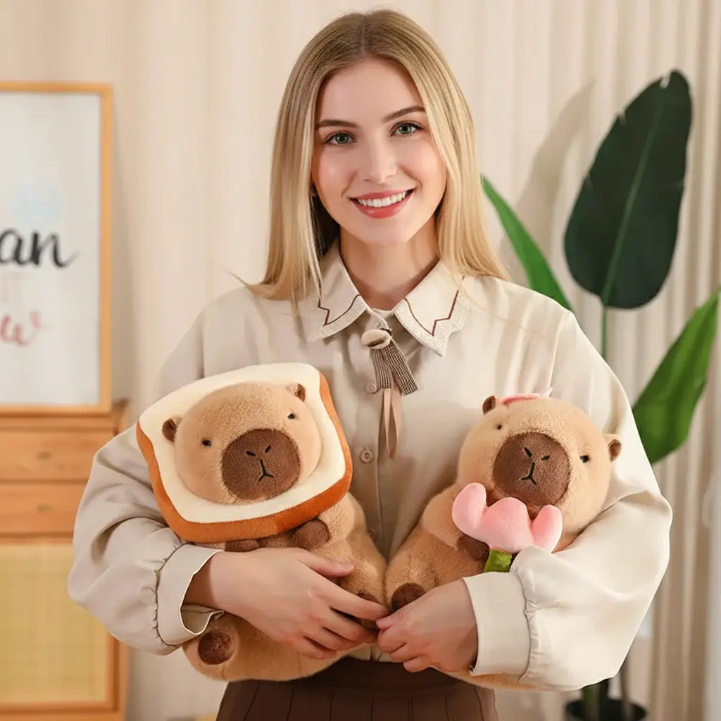 Soft Capybara Plush Pillow