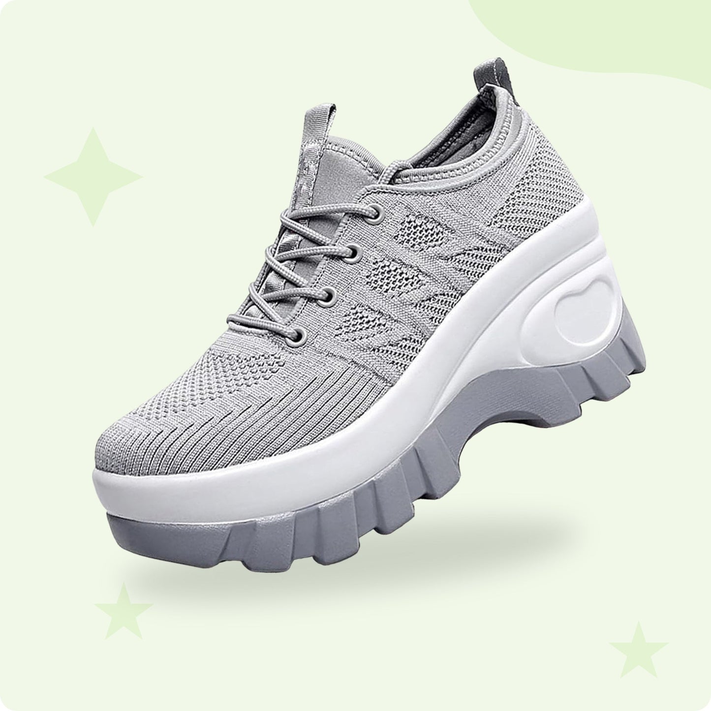 Nurse Comfort Shoes Platform Arch Support Slip-On