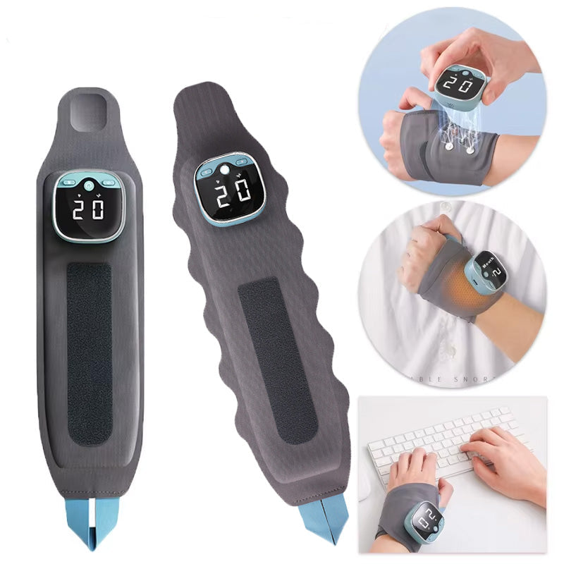 Electric Heated Wrist Massager for Pain Relief