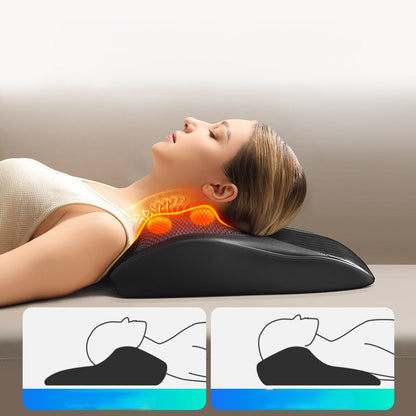 Heated Massage Pillow Cushion for Neck & Back Relief