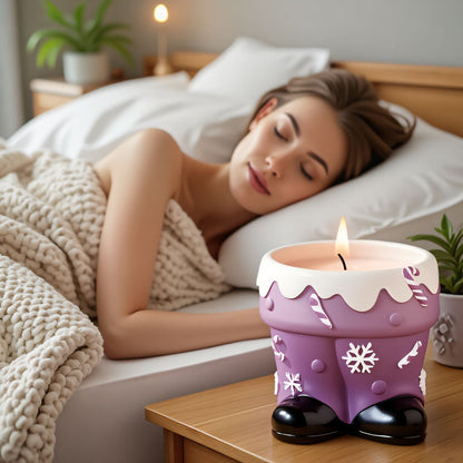Christmas Silicone Epoxy Mold Set – DIY Candle & Pot Mold