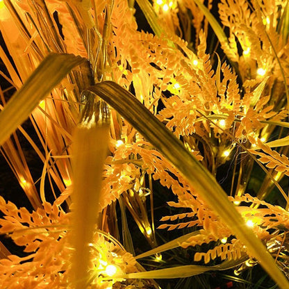 Solar Wheat Ear Garden Lights – 7-Head Outdoor Decor