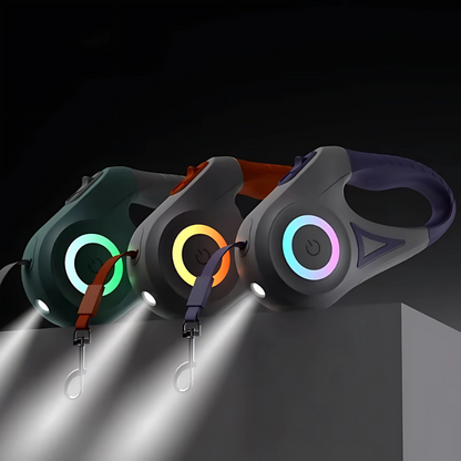 Reflective LED Dog Leash - Glow Safety Lead